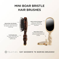 Mini Boar Brush (Tortoise)