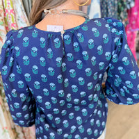 Floral Azalea Top