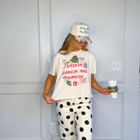 Dashin, Dancin and Prancin Crop Tee