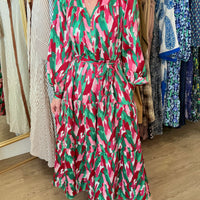 Gracelyn Twisted Pink Dress