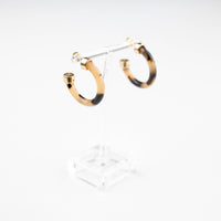 Small Hoo Hoop Earring (Tortoise Shell)