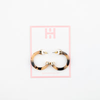 Small Hoo Hoop Earring (Tortoise Shell)