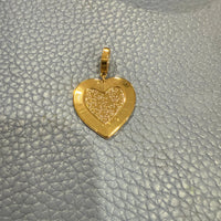 Plated Heart Cora Charm