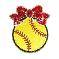 Softball Chenille Patch