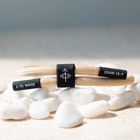 TRUST HIS TIMING Christian Cord Bracelet