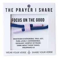 FOCUS ON THE GOOD Cord Bracelet