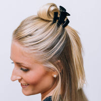 Jet Black, Petite Claw Clip