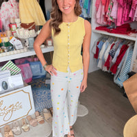 Polka Dot Denim