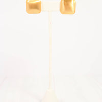 Trish Brushed Stud Earring Gold