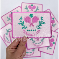 Pickle Ball Club Patch