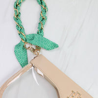 Serafina Scarf Purse Chain (Green)