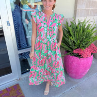 Canopy Gleam Midi Dress
