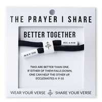 BETTER TOGETHER Christian Cord Bracelet