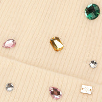 Snow Cute Sparkle Beanie and Mittens Set