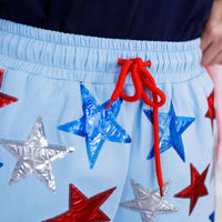 Brianna Cannon - Star Spangled Scuba Shorts
