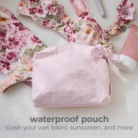 Bow Crinkle Makeup Bag, CaseMate