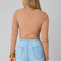 BuddyLove - Holly Chocolate Long Sleeve Bodysuit