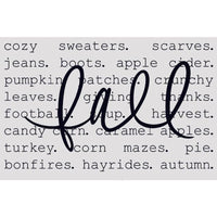 Fun Fall Transfers (MULTIPLE)