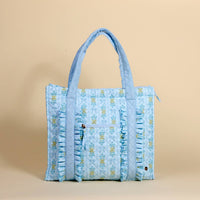 Oh So Fancy (Blue) Quilted Bag