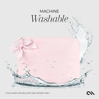 Bow Crinkle Makeup Bag, CaseMate