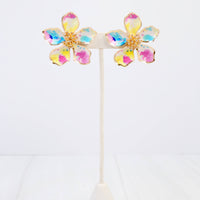 Monett Flower Post Earring Multi