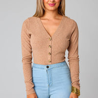 BuddyLove - Holly Chocolate Long Sleeve Bodysuit