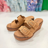 Double Dare Wedge (Faux Suede)
