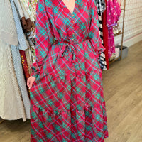 Gracelyn Plaid About You Dress