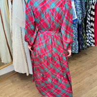 Gracelyn Plaid About You Dress