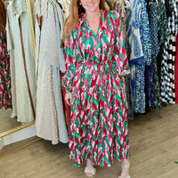 Gracelyn Twisted Pink Dress