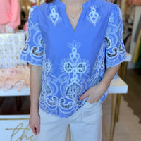 Margaret Top (Blue)