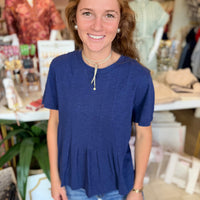 Kimmy Top (Navy)