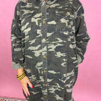 Camo Denim Jacket/Dress