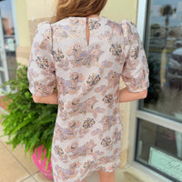 Thea Brocade Dress