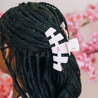 Pink Ribbon Large Clip Teletie