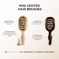 Mini Vented Brush (Tortoise)