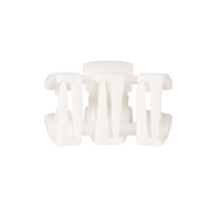 Coconut White, Petite Claw Clip