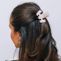 Almond Beige, Petite Claw Clip