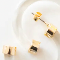 Small Acrylic Hoo Hoop Earring (Clear)