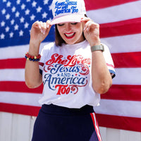 Brianna Cannon - Jesus & America Hat PRE-ORDER (EST SHIP 6/12)