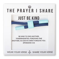 JUST BE KIND Christian Cord Bracelet