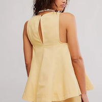 Cassius Denim Set, Free People (Yellow)