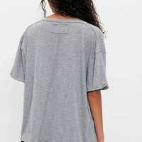 Nina V Neck Tee, FP (Grey)