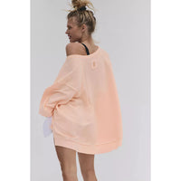 One to Beat Pullover (pastel peach) FPM