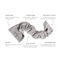 Wisteria Weighted Sleep Mask, Nodpod