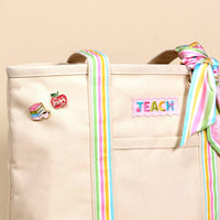 Teacher Canvas Tote Bag