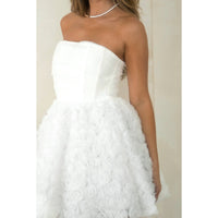 Organza Off Shoulder Dress