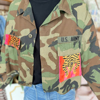 Tiger Patch Camo Jacket