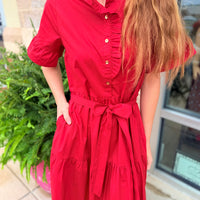Kate Dress (Festive Red)