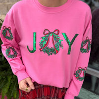 Joy Wreath Sweatshirt